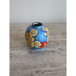 Empress Arts Blue Floral Mini Vase